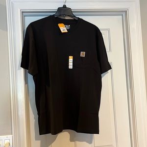 Carhartt Loose Fit Heavyweight Short Sleeve Pocket Logo Graphic Shirt